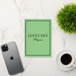 Macarón Francés Alegría de Pascua Verde