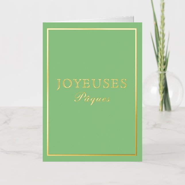 Macarón Francés Alegría de Pascua Verde (Anverso)