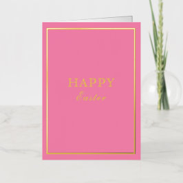 Macarón Francés Feliz Pascua Rosa