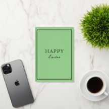 Macarón francés Feliz Pascua Verde