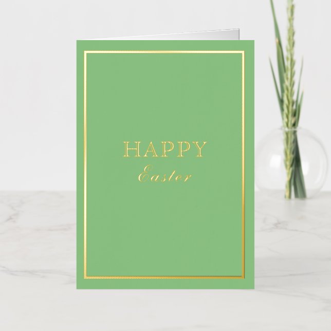 Macarón francés Feliz Pascua Verde (Anverso)