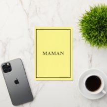 Macaron Maman amarillo