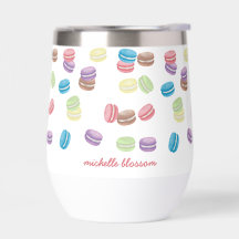 Macarones franceses de color pastel