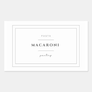Macaroni Pasta Label Pegatinas