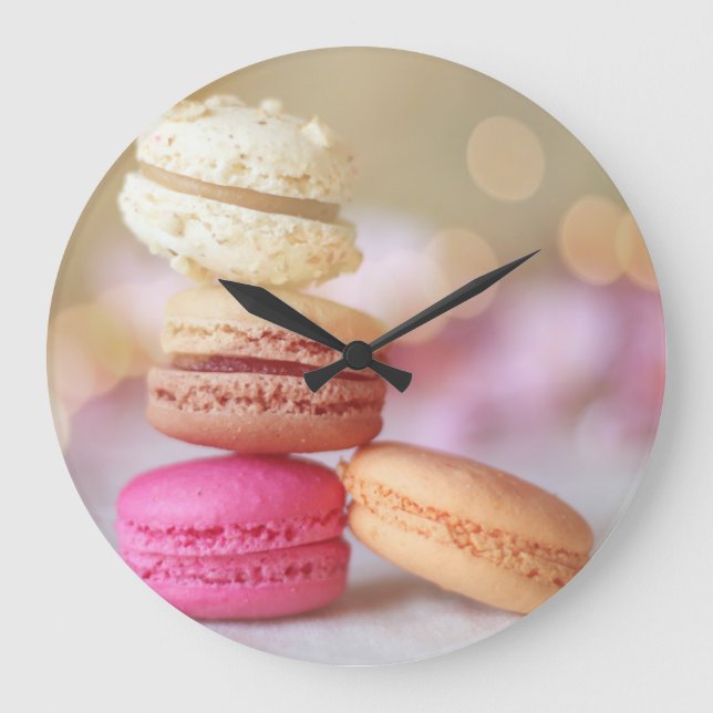 Macarons en reloj (Anverso)