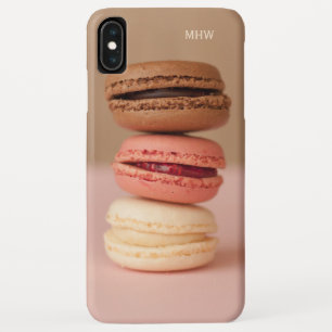 Macarons personalizado monograma fundas
