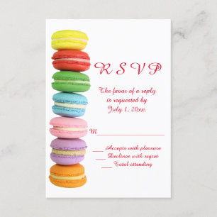 Macarons Wedding RSVP