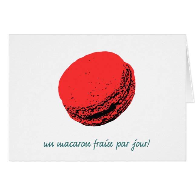 macaroon de fresa (Anverso (Horizontal))