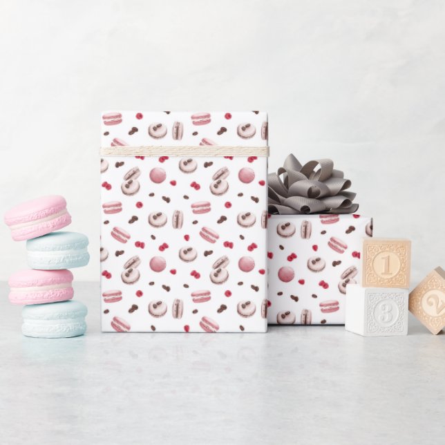 Macaroon de papel de relleno (Baby Shower)