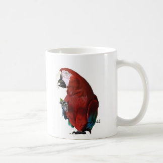 Macaw en una taza