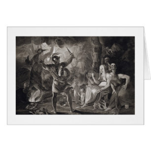 Macbeth, las tres brujas y Hecate en el acto IV, S