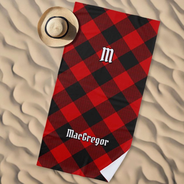 MacGregor Rob Roy Tartan Beach Toalla (Subido por el creador)