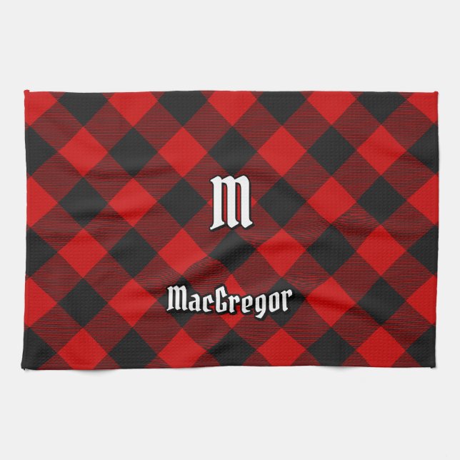 MacGregor Rob Roy Tartan Kitchen Toalla (Horizontal)