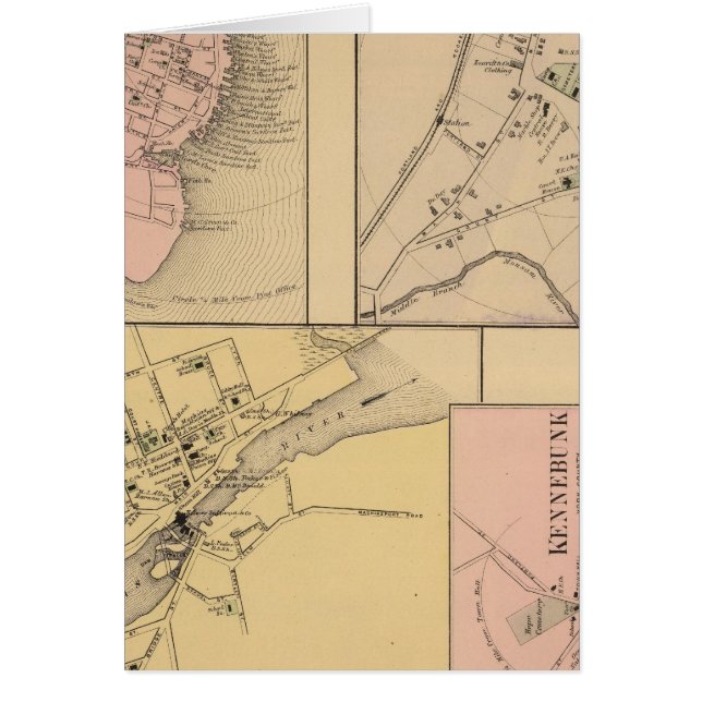 Machias, Eastport, Alfred, Kennebunk (Frente)