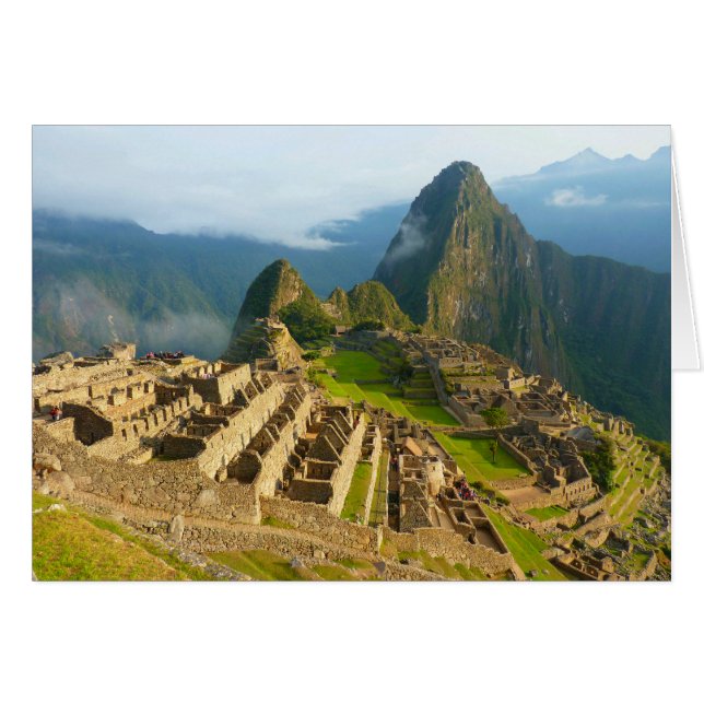 Machu Picchu, carta blanca de Perú (Anverso (Horizontal))