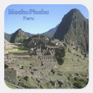 Machu Picchu Pegatina en Perú