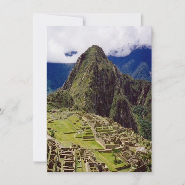 Machu Picchu, Perú (Anverso)