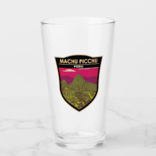 Machu Picchu Perú Retro de arte de viajes