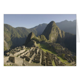 Machu Picchu, ruinas de la ciudad inca, Perú.