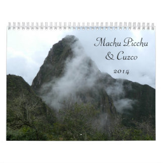 Machu Picchu y Cuzco, calendario de Perú 2014