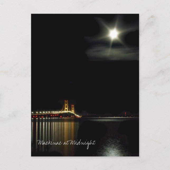 Mackinac en la postal media noche (Anverso)