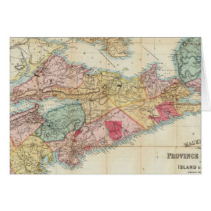 Mackinlay mapa de la provincia de Nueva Escocia 2