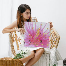 Macromacro de polen rosado Resumen Arte