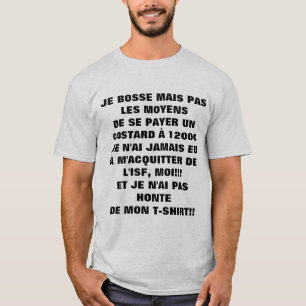 MACRON y camiseta de los mépris del hijo