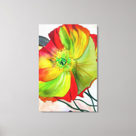 Macronaranja adormidera acuarela arte floral