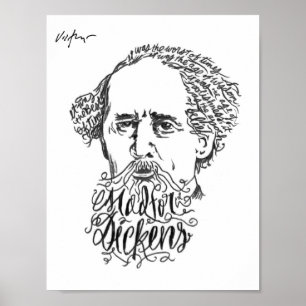 Mad For Dickens - Impresión de James Victore