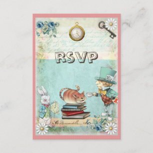 Mad Hatter & Cat RSVP trae un libro de Baby Shower