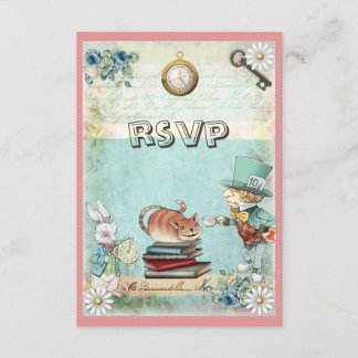 Mad Hatter & Cat RSVP trae un libro de Baby Shower