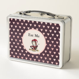 Mad Hatter "Come me" Corazones Borgoña y Rosa