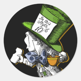 Mad Hatter Pegatinas
