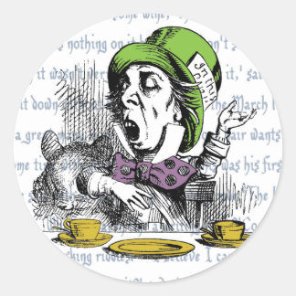 Mad Hatter Pegatinas