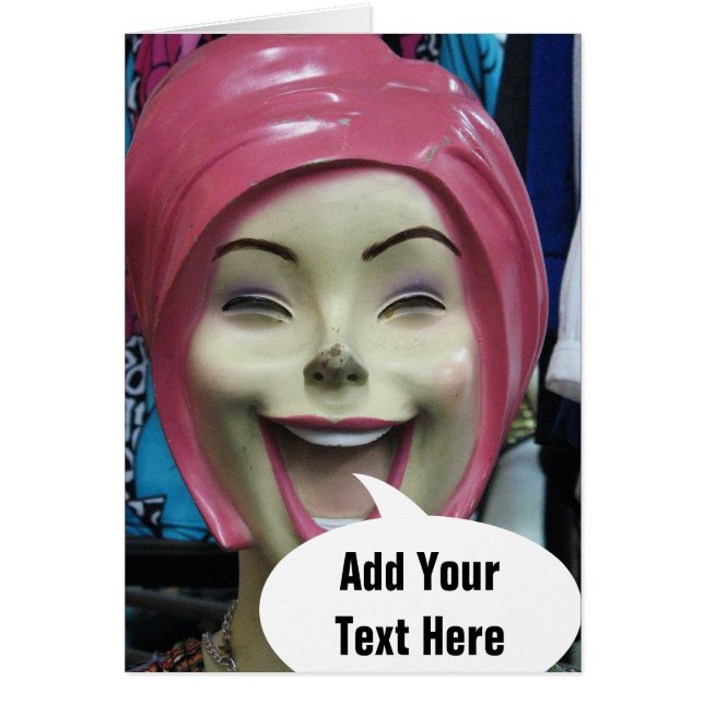 Mad Laughing Mannequin ~ Uncanny Valley Chica (Frente)