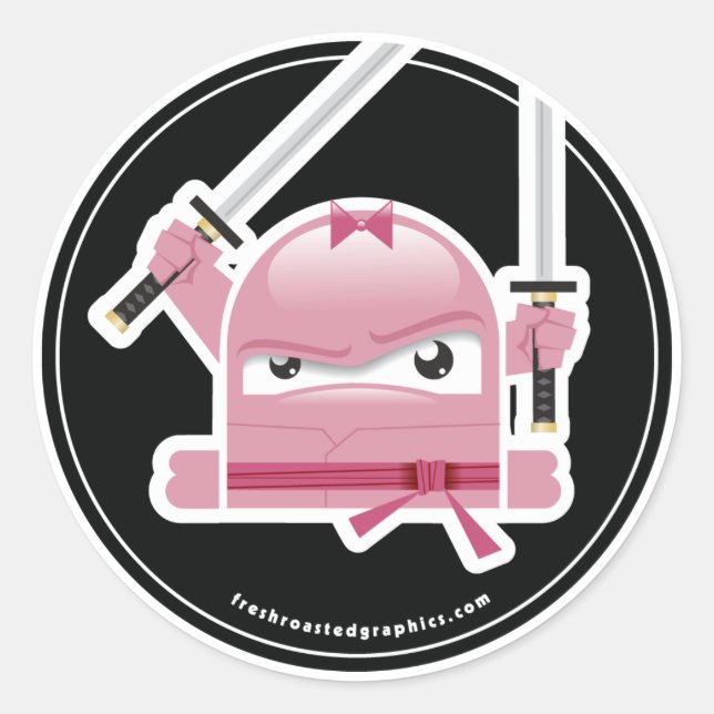 Mad Ninja Skills pegatina (Anverso)