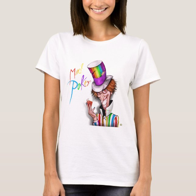 MAD Poker Orgullo Camiseta para mujeres de Pazzo (Anverso)