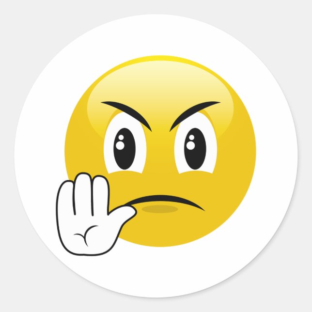 Mad Stop Justo Ahí Emojis Pegatinas (Anverso)