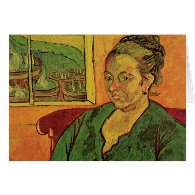 Madame Augustine Roulin por Vincent van Gogh (Anverso (Horizontal))