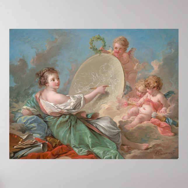 Madame Bergeret - François Boucher Arte Fino (Frente)