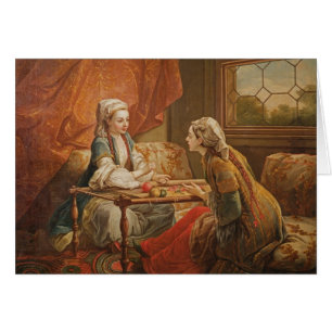 Madame de Pompadour en el papel del adivino
