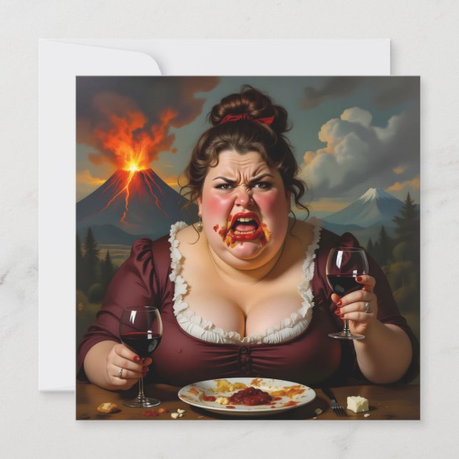 “Madame Lava-Cake”- She Blows At A Moments Notice (Anverso)