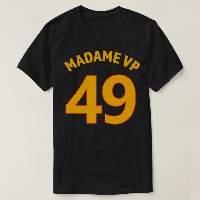 Madame VP 49 Vice President USA Jersey Blue Yellow (Diseño del anverso)