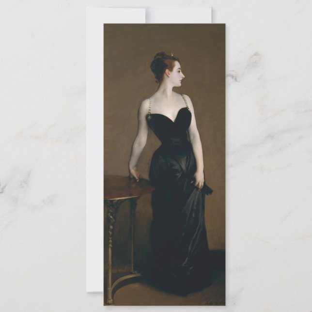 Madame X de John Singer Sargent (Anverso)