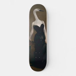 Madame X Loves-2-Skate Fine Art Parody Skateboard