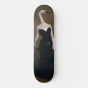 Madame X Loves-2-Skate Fine Art Parody Skateboard