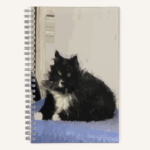 Maddy El Cuaderno De Espiral Del Gato