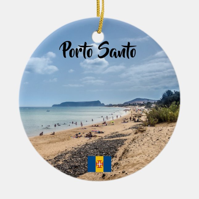 Madeira: Ornamento de Navidad de Porto Santo (Frente)