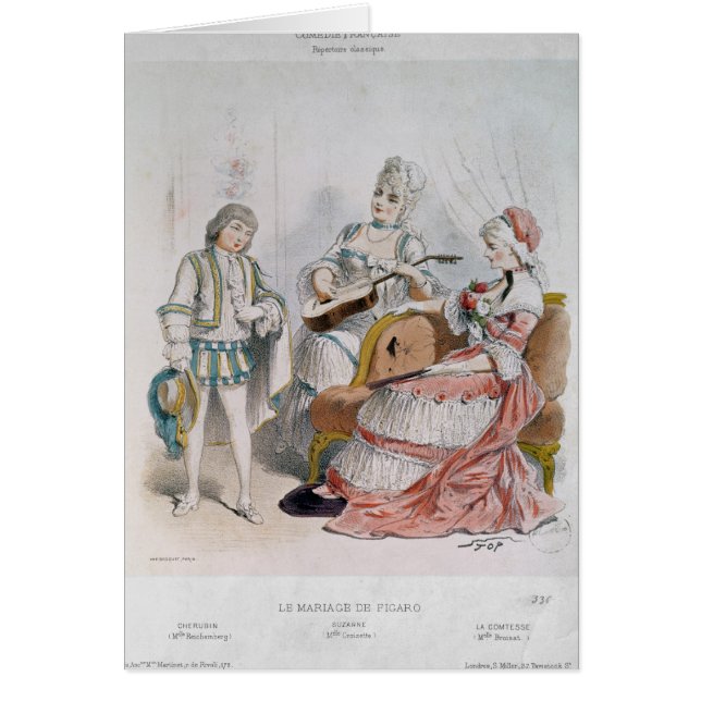Mademoiselle Reichemberg como Cherubin (Frente)